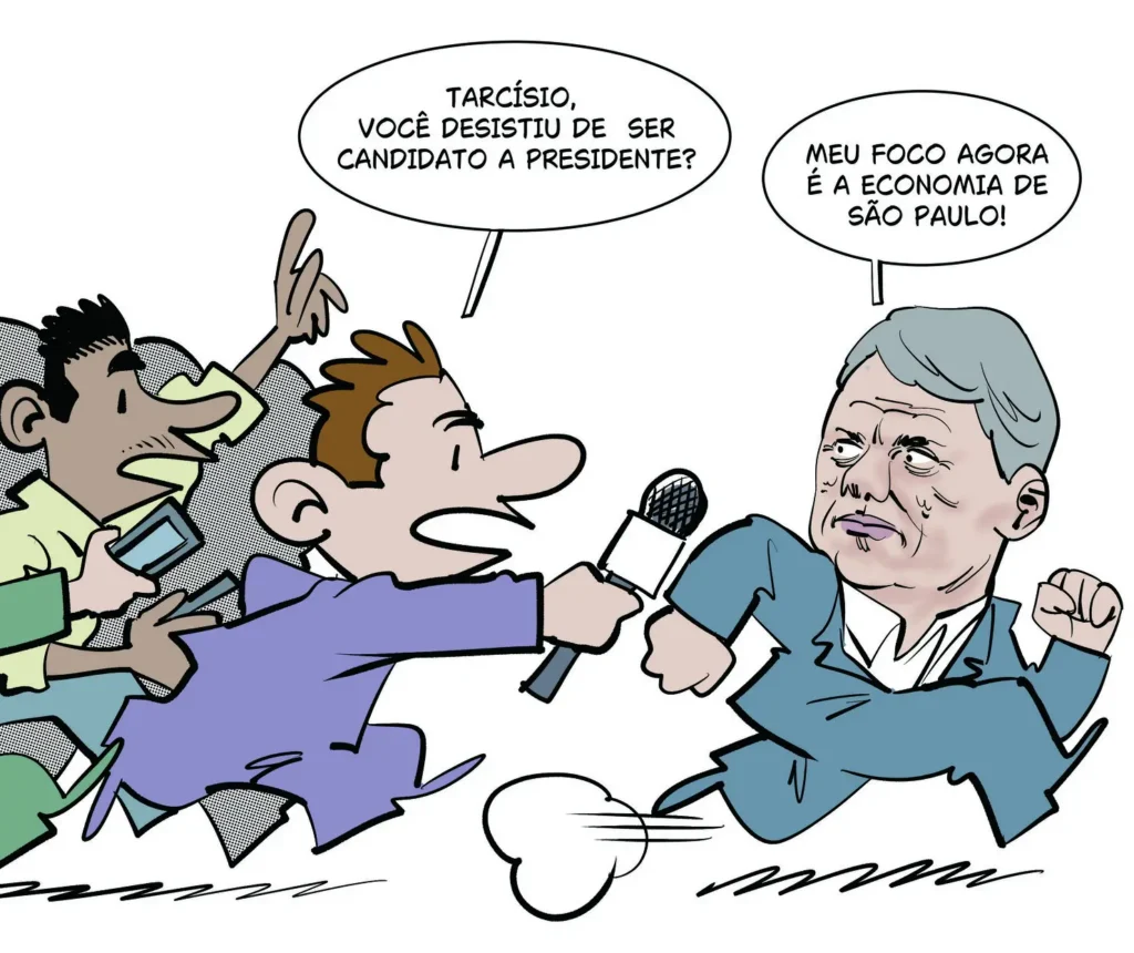 Recuo de Tarcísio pode ser estratégia para ser ungido candidato da direita Foto: Takeshi Gondo