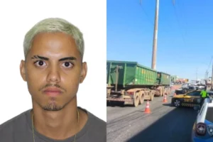 Segundo informações iniciais, a vítima pilotava uma Honda/CG 160 Titan ao tentar ultrapassar um caminhão Mercedes-Benz Foto: Reprodução