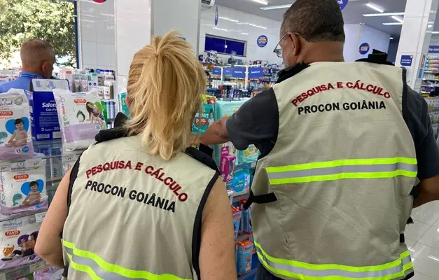 Fraldas infantis têm variação de até 150% em Goiânia, aponta Procon Foto: Divulgação/Procon Goiás