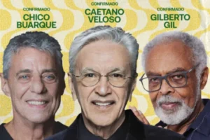 Trio elétrico com Caetano Veloso, Gilberto Gil, Chico Buarque e Djavan sairá do Posto 5 de Copacabana, no Rio de Janeiro