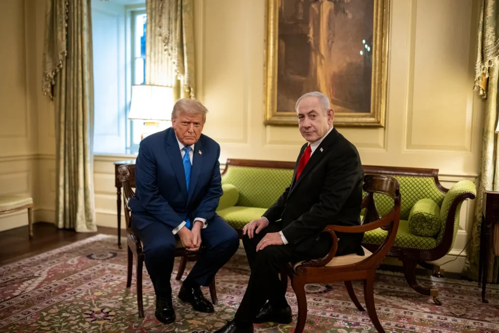 Trump e Netanyahu comentam sobre plano de paz