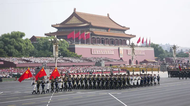 China exibe poder militar em desfile pelos 80 anos da derrota do Japão