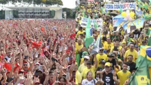Esquerda e direita realizam atos nas ruas de Goiânia em meio a julgamento de Bolsonaro