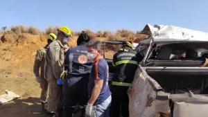Três pessoas morrem em capotamento na GO-164