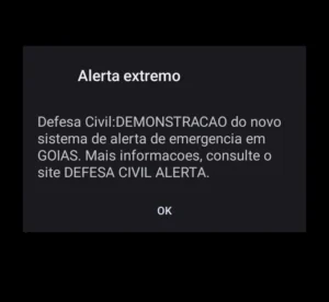 Defesa Civil testa envio de alertas de desastres naturais para celulares em Goiás