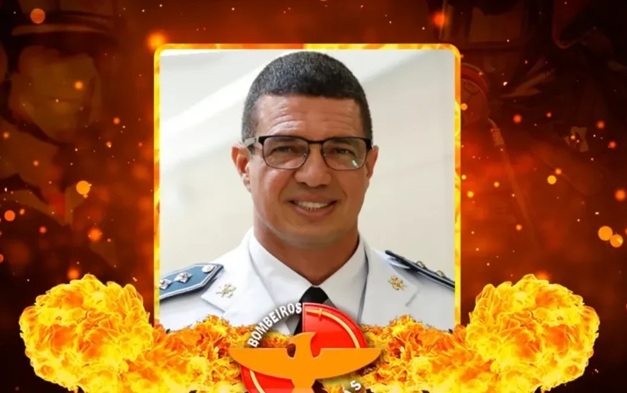 Capitão do Corpo de Bombeiros de Goiás morre aos 48 anos em Goiânia