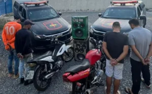 4 pessoas foram presas suspeitas de furto e receptação em Aparecida de Goiânia