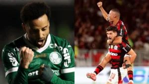 O Palmeiras superou o Juventude por 2 a 0 (Foto: Cesar Greco | SEP). O Flamengo venceu o Sport no Maracanã (Foto: Adriano Fontes | CRF)