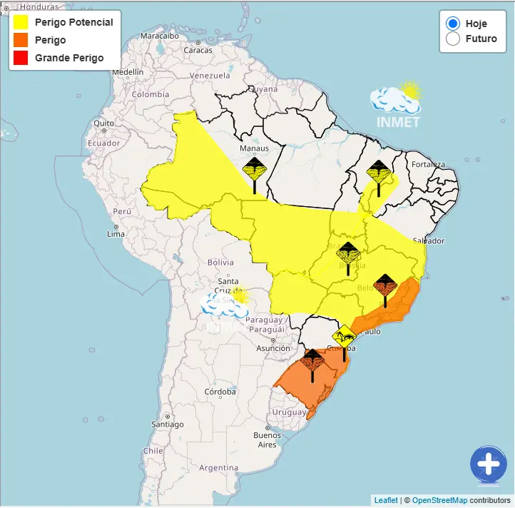 Previsão de chuva? Saiba como será a quinta-feira em Goiânia 2 Chuva