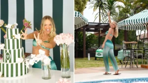 Tata Estaniecki comemora 32 anos com pool party — Foto: Reprodução/ Instagram