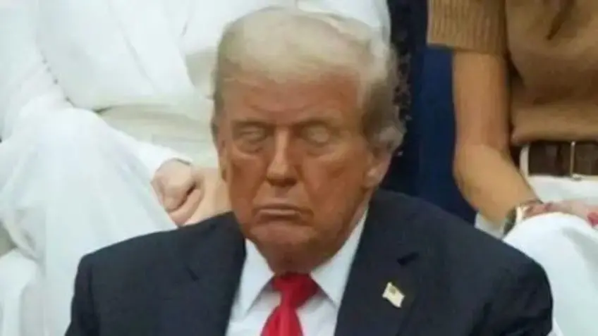 Trump é flagrado dormindo durante reunião com farmacêuticas na Casa Branca 2 Trump