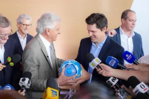 Legenda: Caiado destacou que a área será transformada em um “espaço ativo todos os dias e horas, para todo cidadão goiano que venha nos visitar”