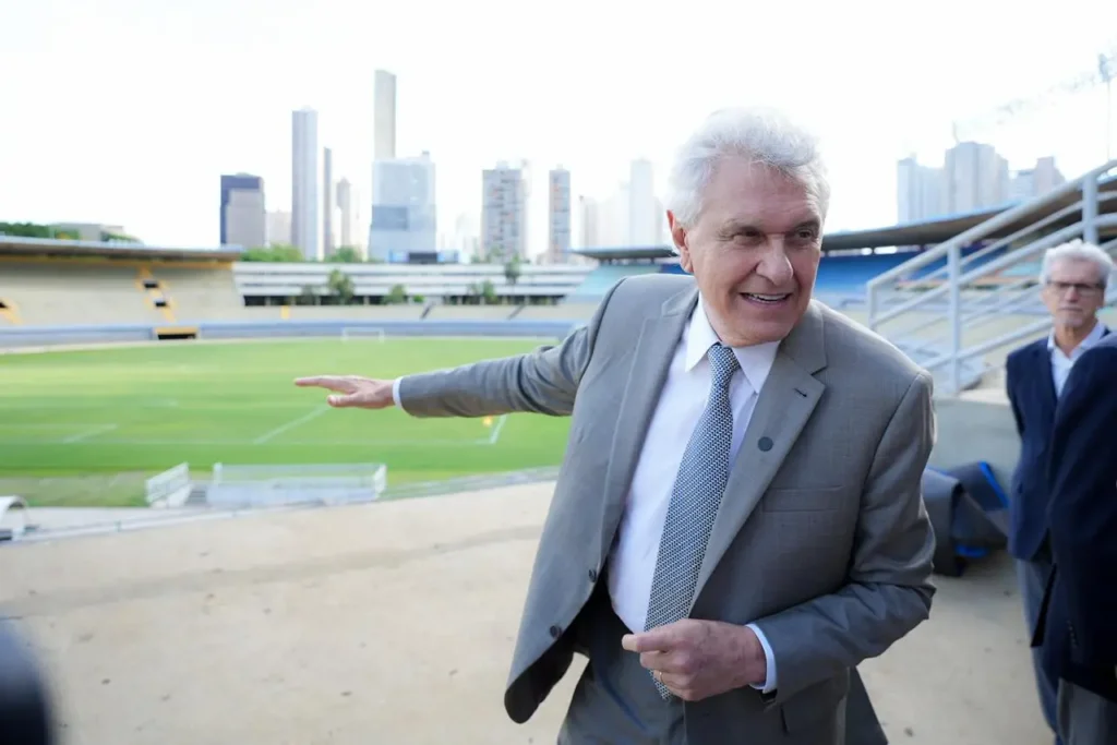 Caiado e Vilela apresentam projeto de modernização do Serra Dourada 2 5 correlata Ronaldo Caiado e Daniel Vilela lancam Complexo Serra Dourada Foto Junior Guimaraes 2