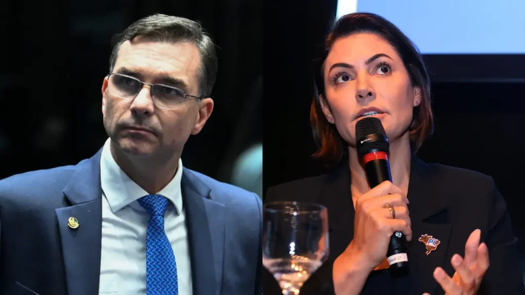 Michelle x Flávio: briga dos Bolsonaro abre espaço na direita fora do bolsonarismo