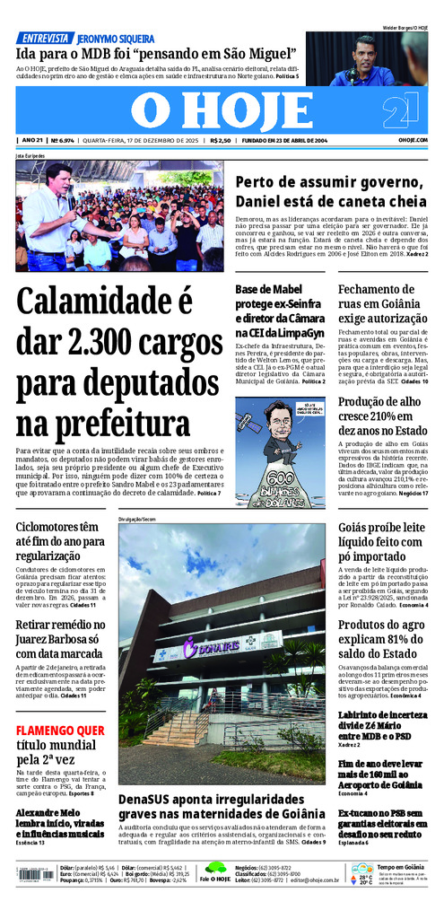 EDICAO 6974 17 12 2025 JORNAL O HOJE large