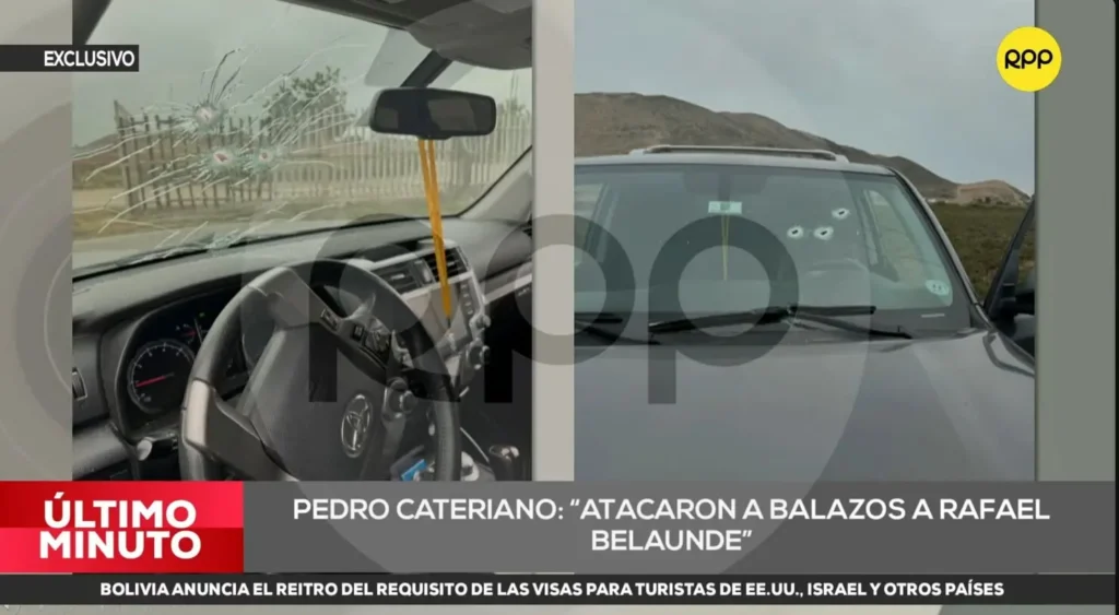 Pré-candidato à Presidência do Peru é alvo de ataque a tiros 2 Peru