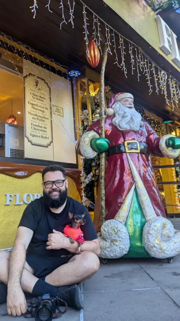 Goiano avança pela América do Sul com cadelinha Britney e compartilha viagem ao vivo 2 viagem