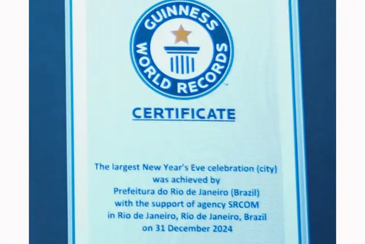 Réveillon do Rio entra para o Guinness como o maior do mundo 2 Réveillon do Rio