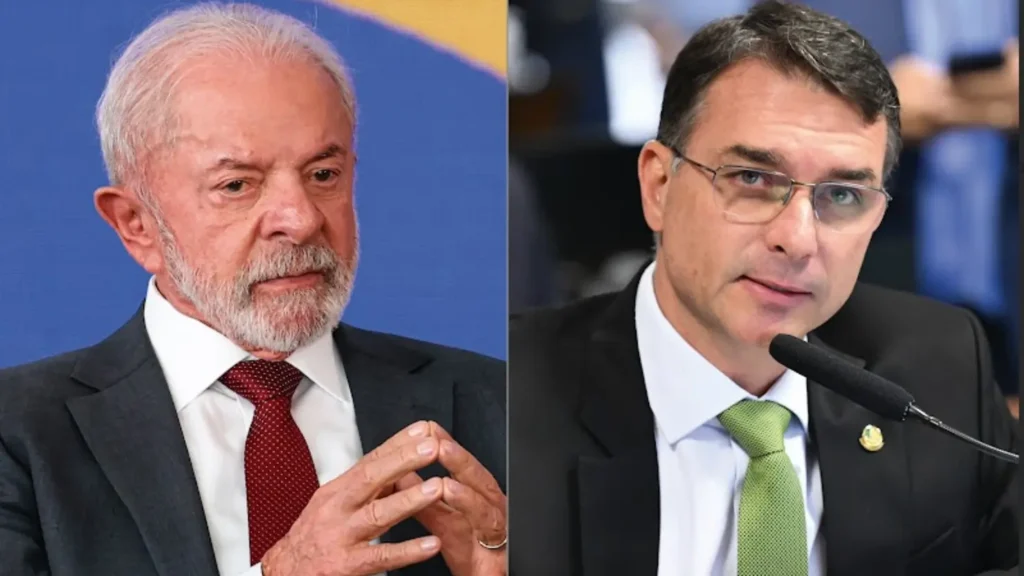 Nos bastidores, Lula tem manifestado preferência por enfrentar Flávio na nas urnas