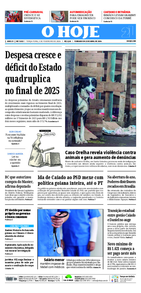 EDICAO 7022 03 02 2026 JORNAL O HOJE large