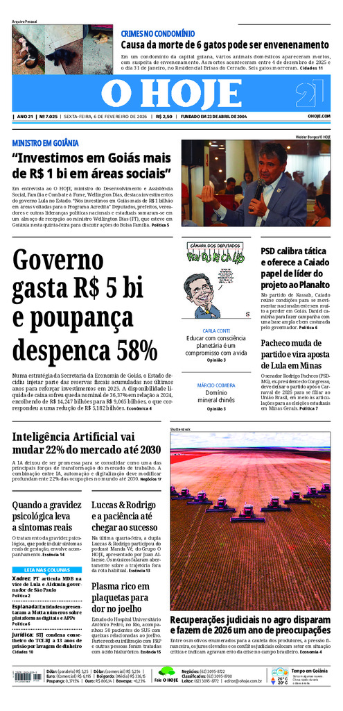 EDICAO 7025 06 02 2026 JORNAL O HOJE large