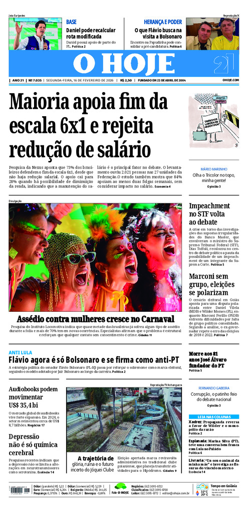 EDICAO 7035 16 02 2026 JORNAL O HOJE large