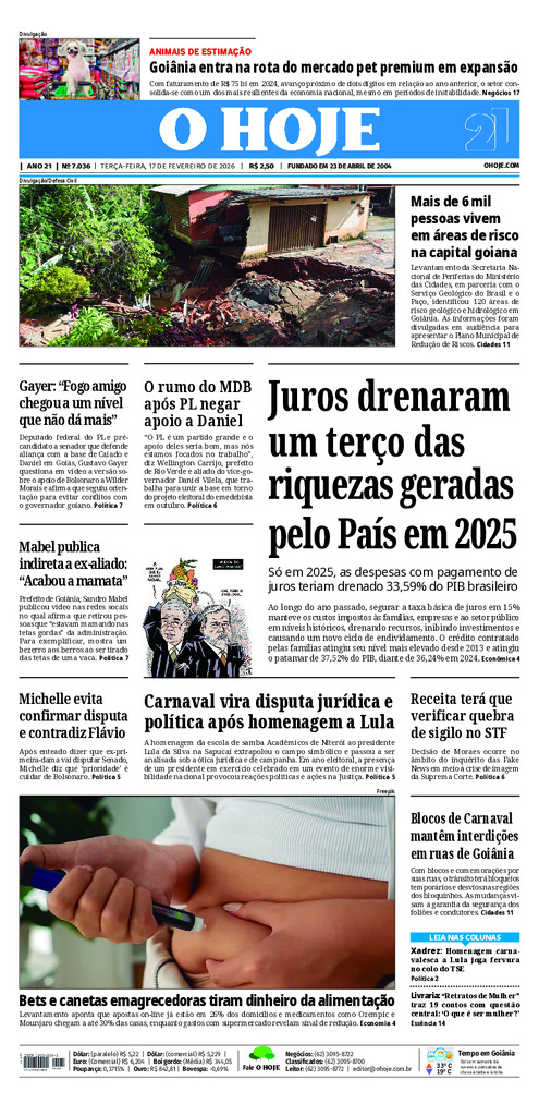 EDICAO 7036 17 02 2026 JORNAL O HOJE large