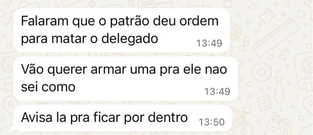 Delegado de Aparecida de Goiânia denuncia ameaça atribuída ao PCC após ofensiva contra o tráfico 3 Ameaça contra delegado
