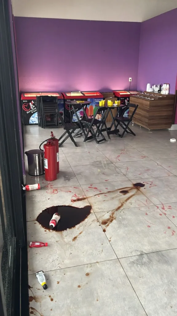 Homem é preso após invadir e depredar sorveteria no Buriti Sereno, em Aparecida de Goiânia 2 sorveteria