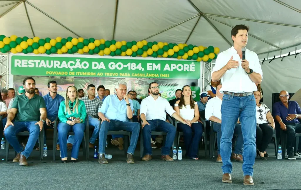 Daniel inaugura rodovias no Sudoeste goiano e fala sobre o fim do Fundeinfra 2 Daniel
