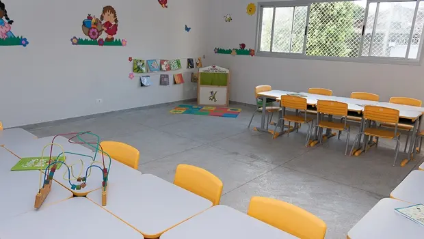 11 abre 2 Sala de aula em CMEI Foto Angela Macario Prefeitura de Goiania