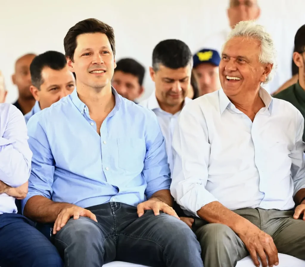 Caiado e Daniel lado a lado