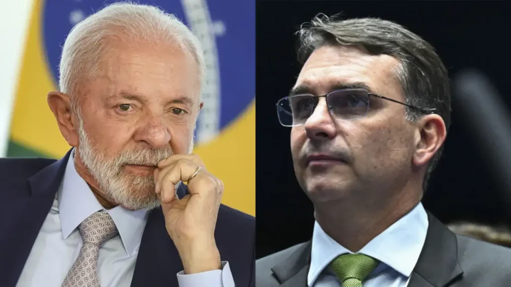 Montagem com Lula e Flavio