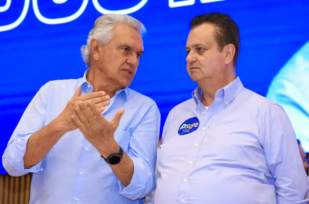 Em Jaraguá, Caiado quer mostrar a Kassab força para seguir rumo ao Planalto