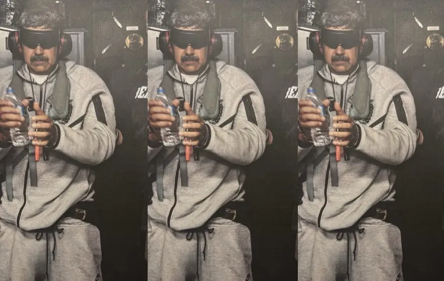 Maduro volta a tribunal em Nova York para nova audiência 2 Nicolás Maduro sendo levado de Caracas para Nova York