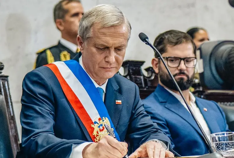 Presidente do Chile, José Antonio Kast (Foto: Reprodução/ oficinapresidentekast