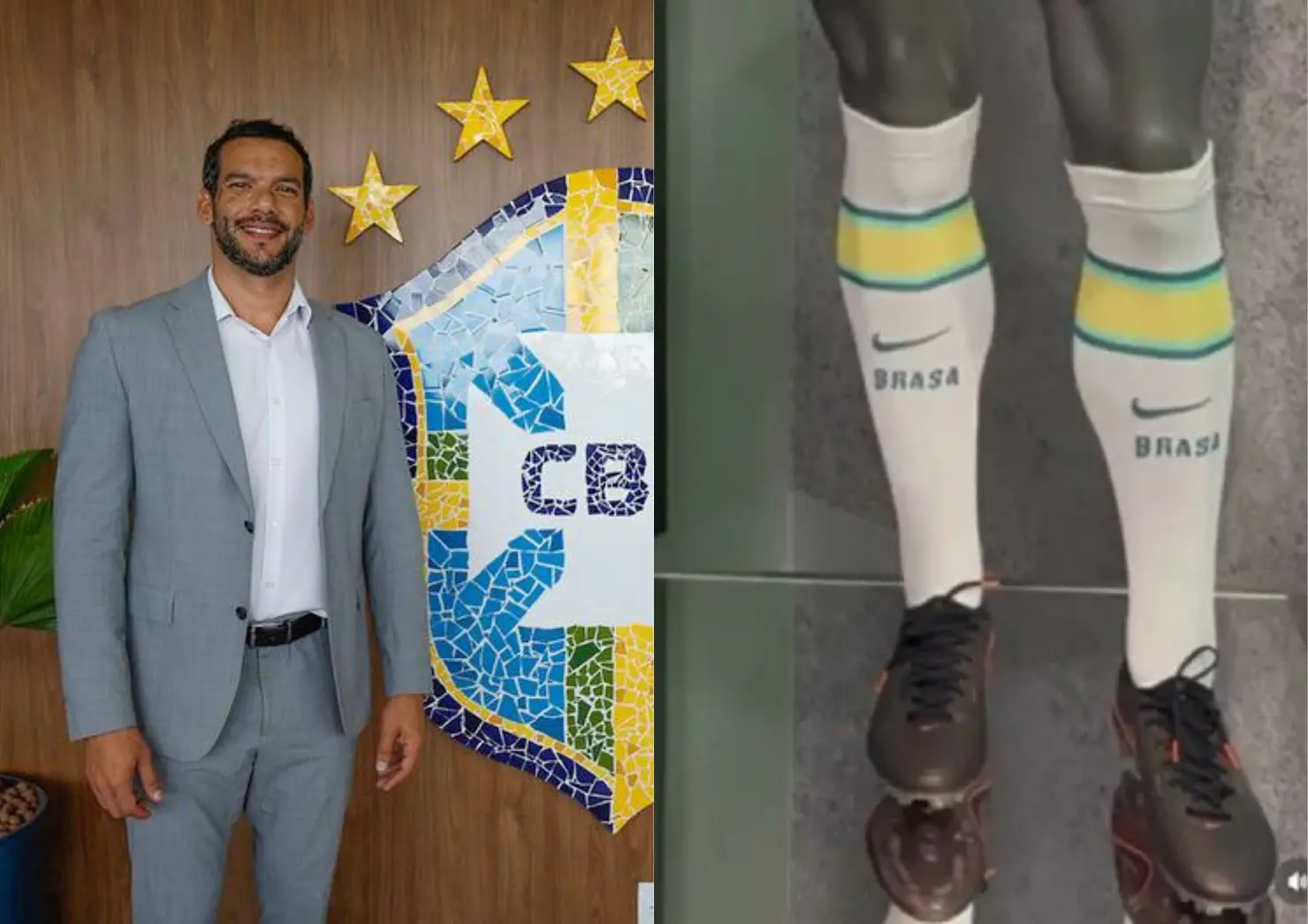 Presidente da CBF afirma que não vai ter "Brasa" no uniforme da Seleção