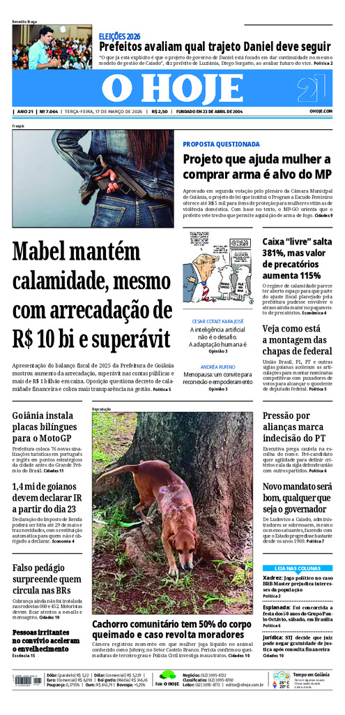EDICAO 7064 17 03 2026 JORNAL O HOJE large