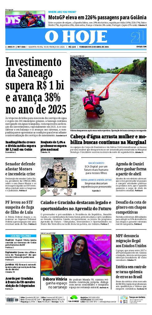 EDICAO 7065 18 03 2026 JORNAL O HOJE large