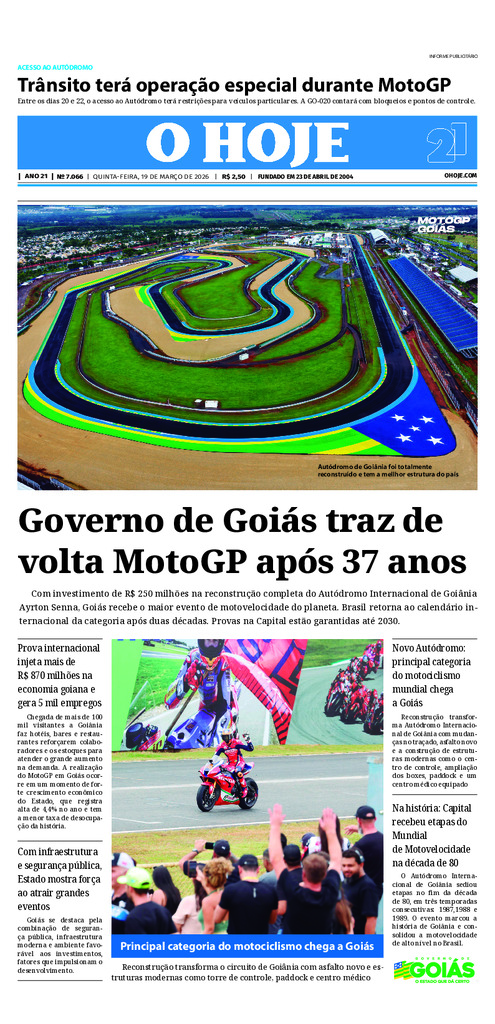 EDICAO 7066 19 03 2026 JORNAL O HOJE large