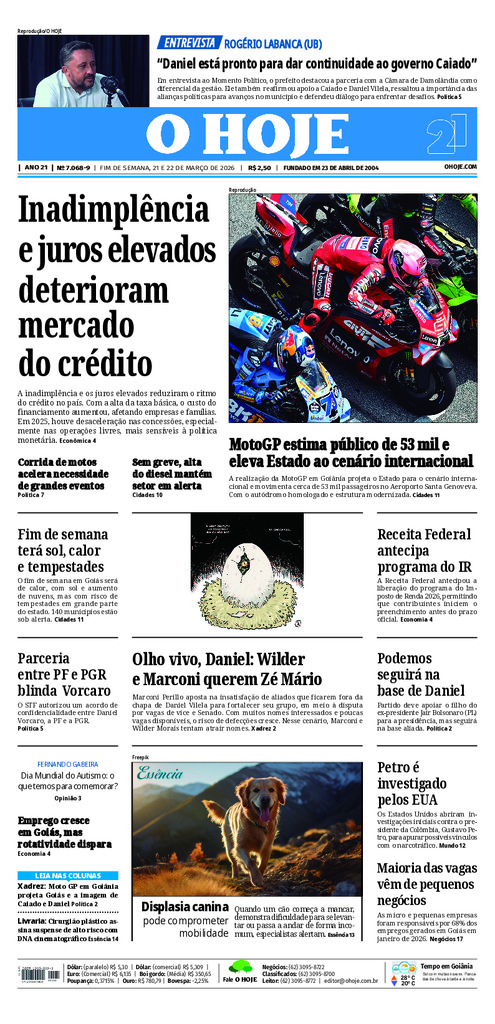 EDICAO 7068 69 03 2026 JORNAL O HOJE large
