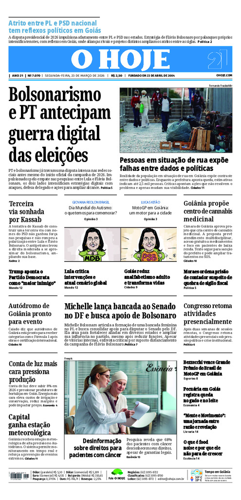 EDICAO 7070 23 03 2026 JORNAL O HOJE large