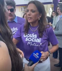 Em evento do Goiás Social, Gracinha diz que não comenta política nas agendas do programa