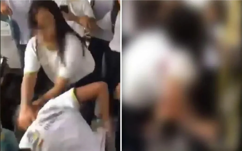 Adolescente ( momento da briga)