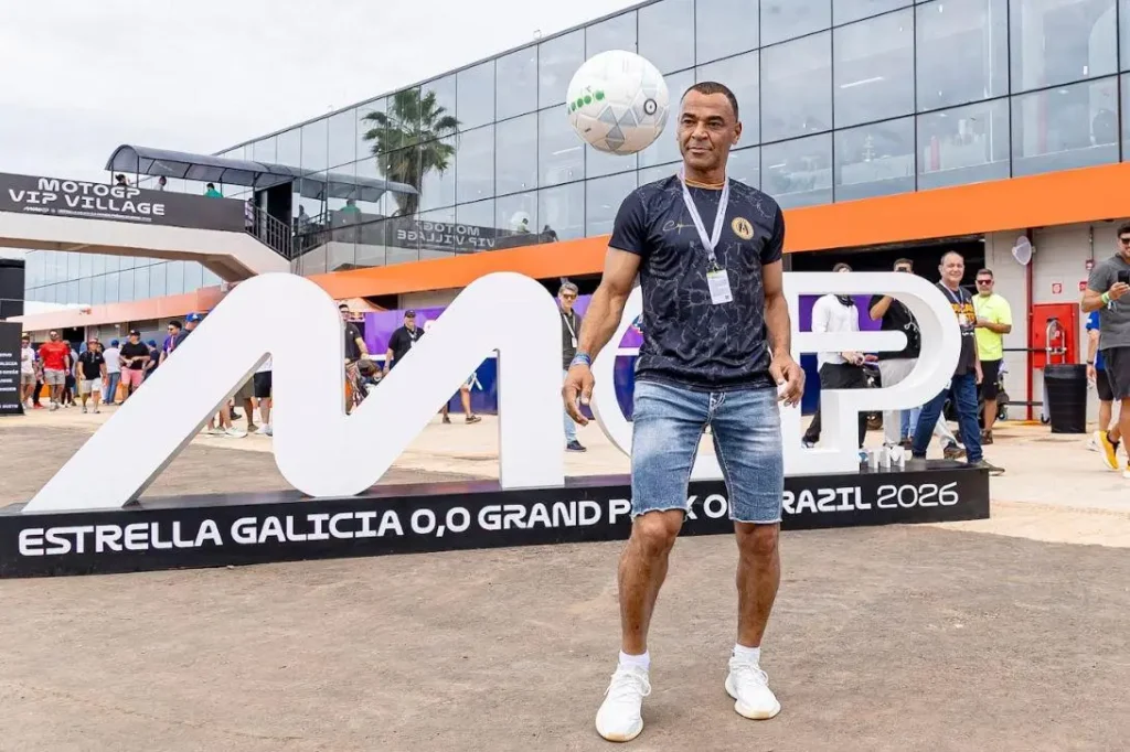 Cafu marcou presença no MotoGP em Goiânia 2 MotoGP