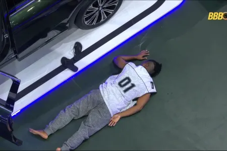 1 Leandro Boneco passou mal durante prova no BBB 26