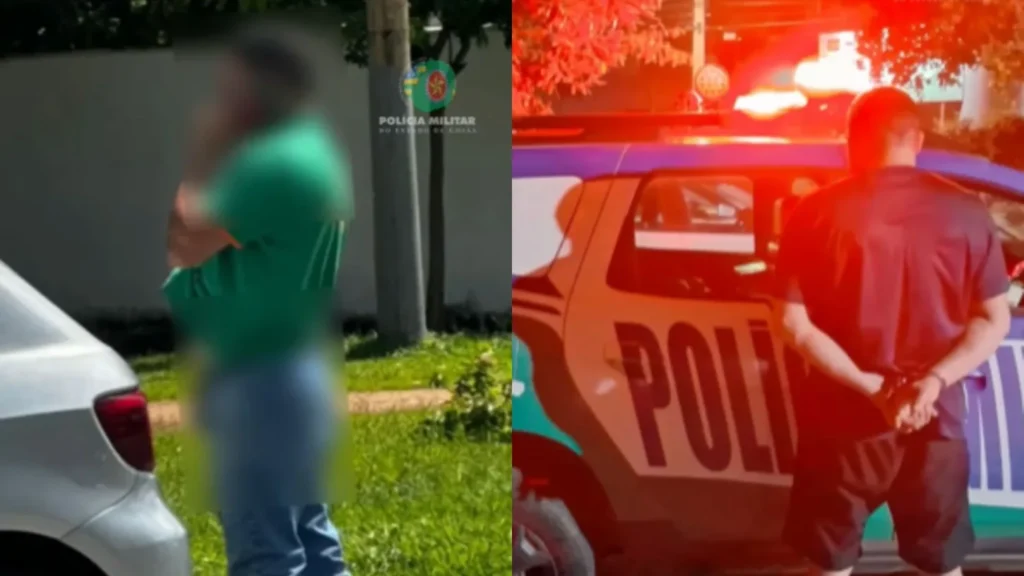 Homem é preso por ato obsceno em frente a colégio em Aparecida de Goiânia 2 obsceno