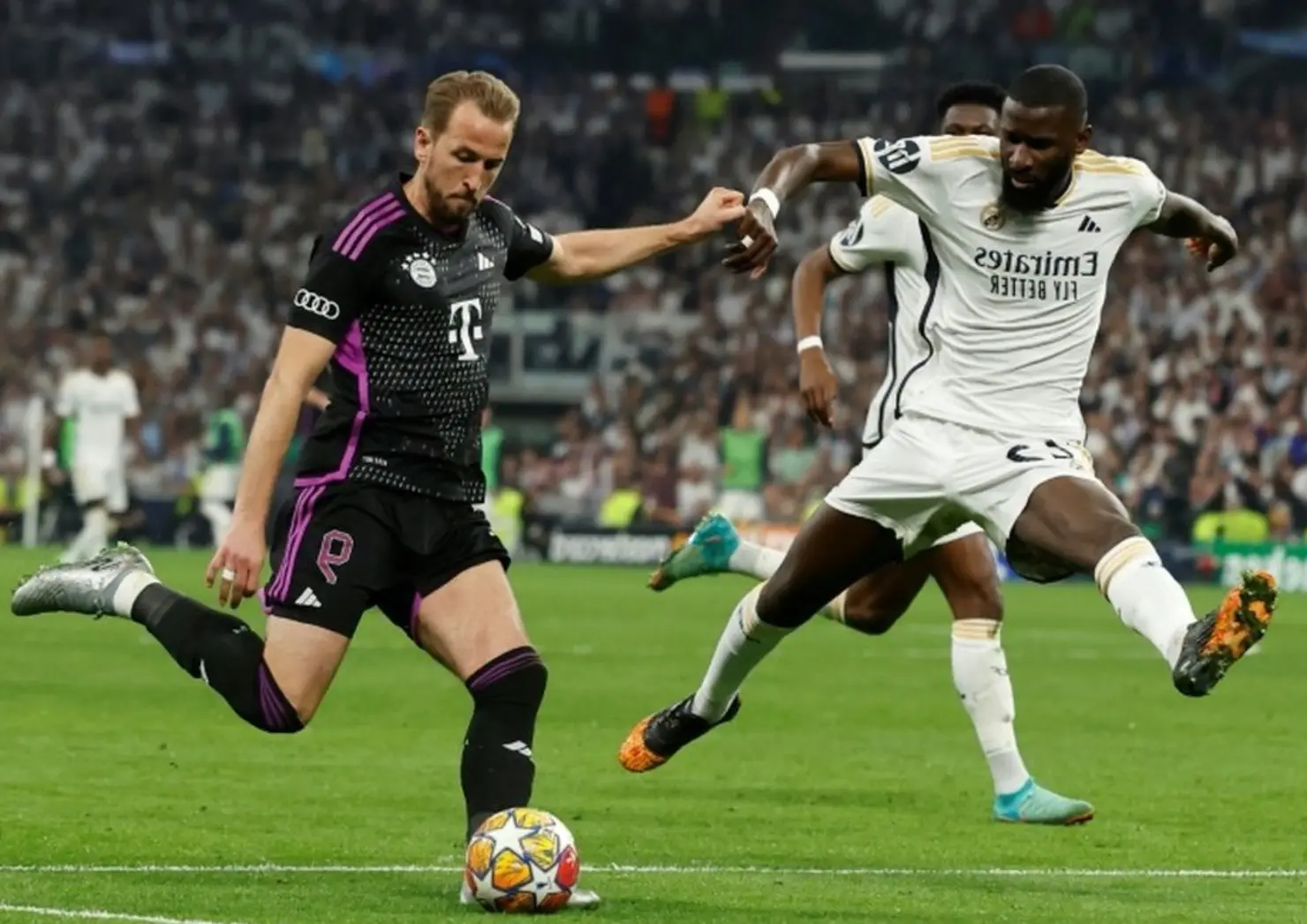 Kane treina normalmente e deve reforçar o Bayern contra o Real Madrid