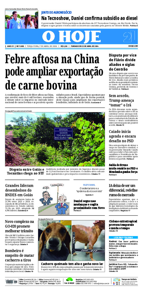 EDICAO 7085 07 04 2026 JORNAL O HOJE large