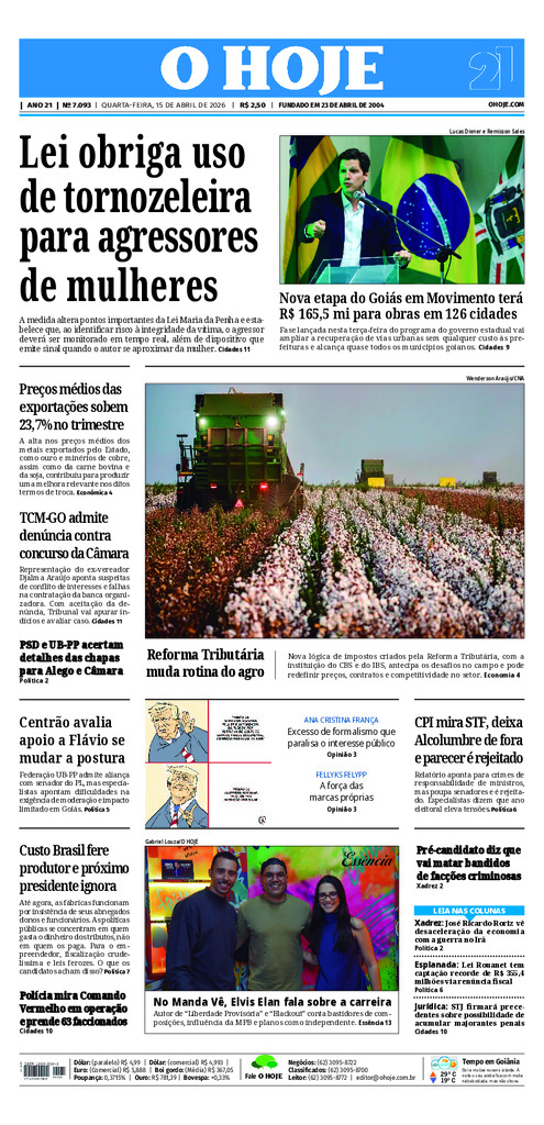 EDICAO 7093 15 04 2026 JORNAL O HOJE large